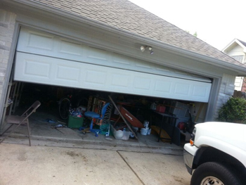 What causes garage door accidents?